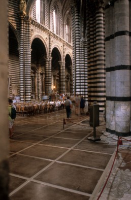 Cathedral in Siena, Italy by architect Lorenzo Maitani