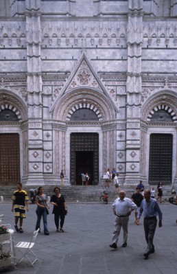 Cathedral in Siena, Italy by architect Lorenzo Maitani