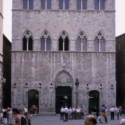 Palazzo Tolomei in Siena, Italy