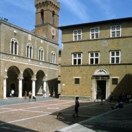 Puis II Square in Pienza, Italy