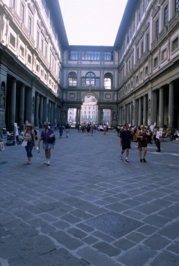 Uffizi Gallery in Florence, Italy by architect Giorgio Vasari