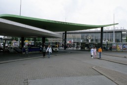bus terminal in Rotterdam, Netherlands by architect Rem Koolhaas