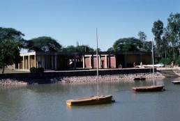 Boat Club in Chandigarh, India by architects Le Corbusier, Charles-Édouard Jeanneret