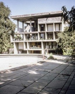 Le Corbusier Villa Shodan Modernist House India Exterior Concrete Brutalist