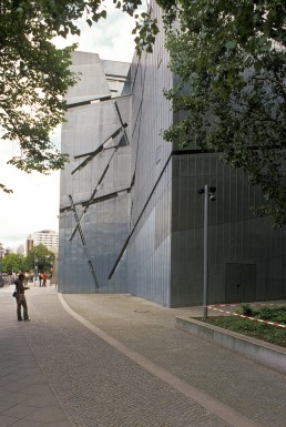 Jewish Museum Berlin (exterior) in Berlin, Germany by architect Daniel Libeskind