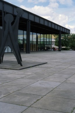 New National Gallery in Berlin, Germany by architect Ludwig Mies van der Rohe