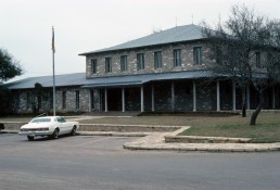 Johnson City Post Office in Johnson City, Texas by architect O'Neil Ford