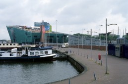 National Center for Science and Technology (NeMo) in Amsterdam, Netherlands by architect Renzo Piano