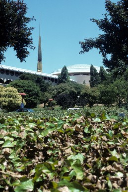 Marin County Civic Center in San Rafael, California by architect Frank Lloyd Wright