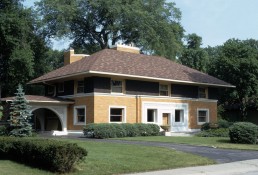 William Winslow House in Oak Park, Illinois by architect Frank Lloyd Wright