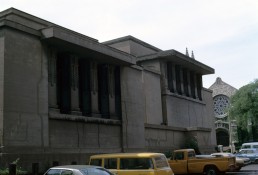 Unity Temple by architect Frank Lloyd Wright