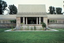 Hollyhock House in Los Angeles, California by architect Frank Lloyd Wright