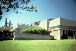Hollyhock House in Los Angeles, California by architect Frank Lloyd Wright