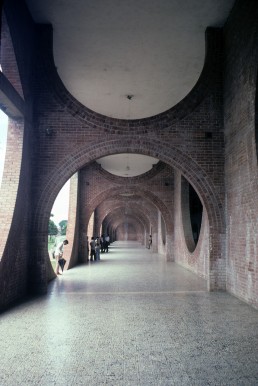 Shaheed Suhrawardy Medical College and Hospital in Dhaka, Bangladesh by architect Louis Kahn