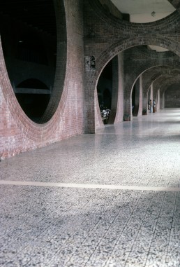 Shaheed Suhrawardy Medical College and Hospital in Dhaka, Bangladesh by architect Louis Kahn