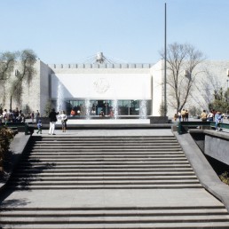 Anthropology Museum in Mexico City, Mexico by architects Pedro Ramírez Vázquez, Jorge Campuzano, Rafael Mijares