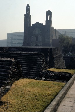 Plaza de las Tres Culturas in Mexico City, Mexico