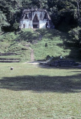 Temple of the Foliated Cross in Palenque, Mexico