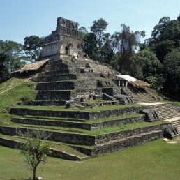 Temple of the Cross in Palenque, Mexico
