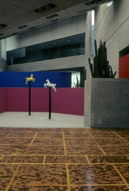 Luis Barragán Retrospective at Rufino Tamayo Museum: Sculptures and Models in Mexico City, Mexico by architect Luis Barragan