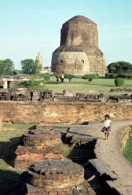 Dhamek Stupa in Sarnath, India