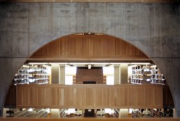 Phillips Exeter Academy Library in Exeter, New Hampshire by architect Louis Kahn