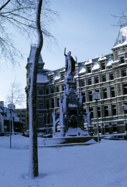 Place d'Armes in Quebec City, Canada