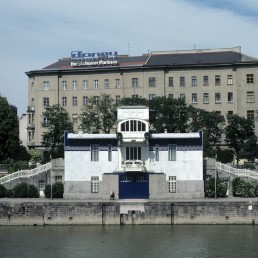Kaiserbad Dam Control Building in Vienna, Austria by architect Otto Wagner
