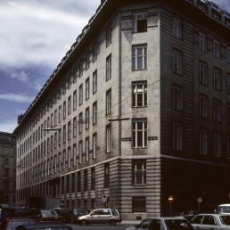 Postal Office Savings Bank in Vienna, Austria by architect Otto Wagner