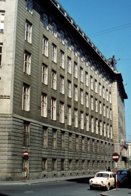 Postal Office Savings Bank in Vienna, Austria by architect Otto Wagner