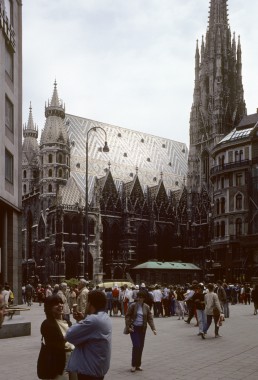 Saint Stephen's Cathedral in Vienna, Austria by architects Lorenz Spenning, Anton Pilgram
