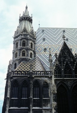 Saint Stephen's Cathedral in Vienna, Austria by architects Lorenz Spenning, Anton Pilgram