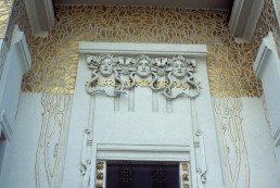 Secession building in Vienna, Austria by architects Koloman Moser, Joseph Maria Olbrich, Gustav Klimt