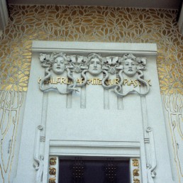 Secession building in Vienna, Austria by architects Koloman Moser, Joseph Maria Olbrich, Gustav Klimt