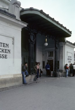 Kettenbrückengasse Station in Vienna, Austria by architect Otto Wagner