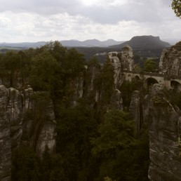 Neurathen Rock Castle in Rathen, Germany