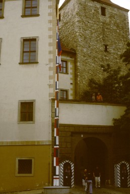 guard post in Prague, Czechia