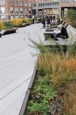 High Line in New York, New York by architects James Corner Field Operations, Diller Scofidio & Renfro