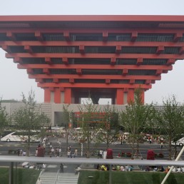 Expo 2010 Shanghai China, China Pavilion in Shanghai, China by architect He Jingtang
