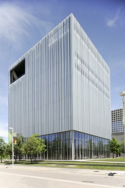 Dee and Charles Wyly Theater in Dallas, Texas by architects Rem Koolhaas, OMA, Joshua Prince-Ramus