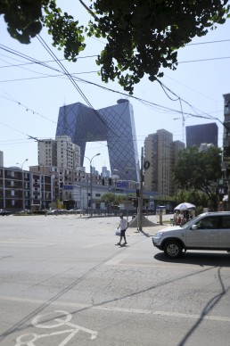 China Central Television Headquarters, CCTV Tower in Beijing, China by architect Rem Koolhaas