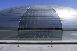 National Grand Theater of China in Beijing, China by architect Paul Andreu