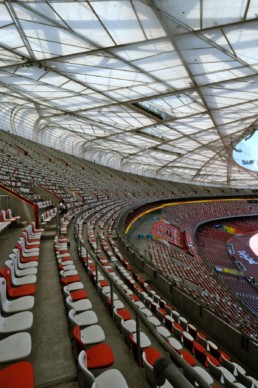 FIELD STADIUM SEATING BLUE SKY Herzog de Meuron Beijing National Stadium Bird's Nest