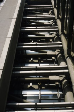 Lloyd's of London in London, Britain by architect Richard Rogers