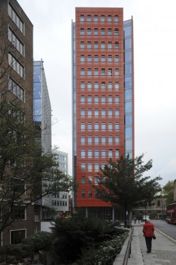 Central St. Giles in London, Britain by architect Renzo Piano