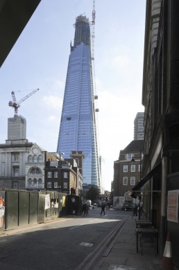 The Shard in London, Britain by architect Renzo Piano