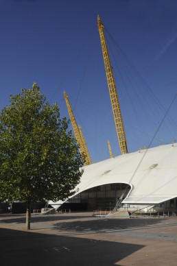 Millenium Dome in London, Britain by architect Richard Rogers