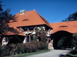 Ames Gate House in North Easton, Massachussets by architect H. H. Richardson