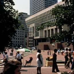 Boston City Hall in Boston, Massachussetts by architects Gerhard Kallmann, Michael McKinnell
