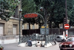 Metro Station in Paris, France by architect Hector Guimard